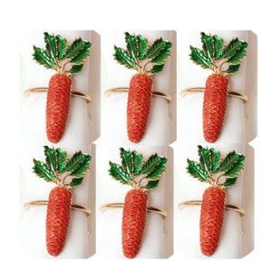 Carrot Napkin Rings (set/6)
